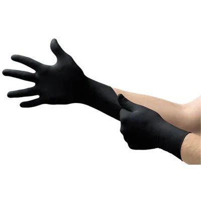 Medline VersaShield Storm Black Disposable Nitrile Gloves, Powder Free Canada