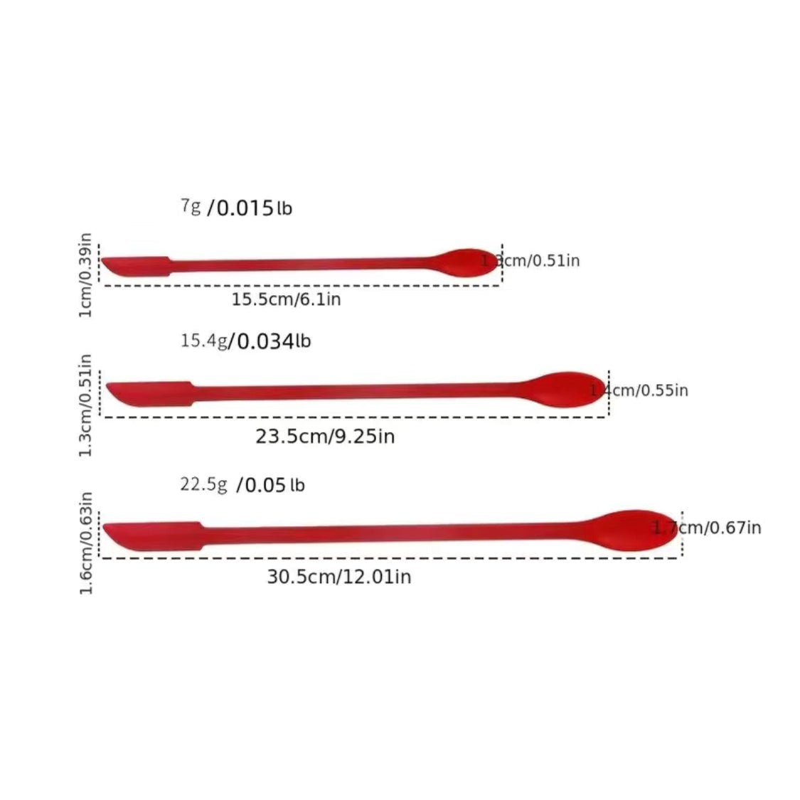 Mini Silicone Spatulas, Double Ended, Individual Canada