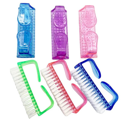 Nail Brushes, Mini Scrub Brush Assorted Colors Pack of 10