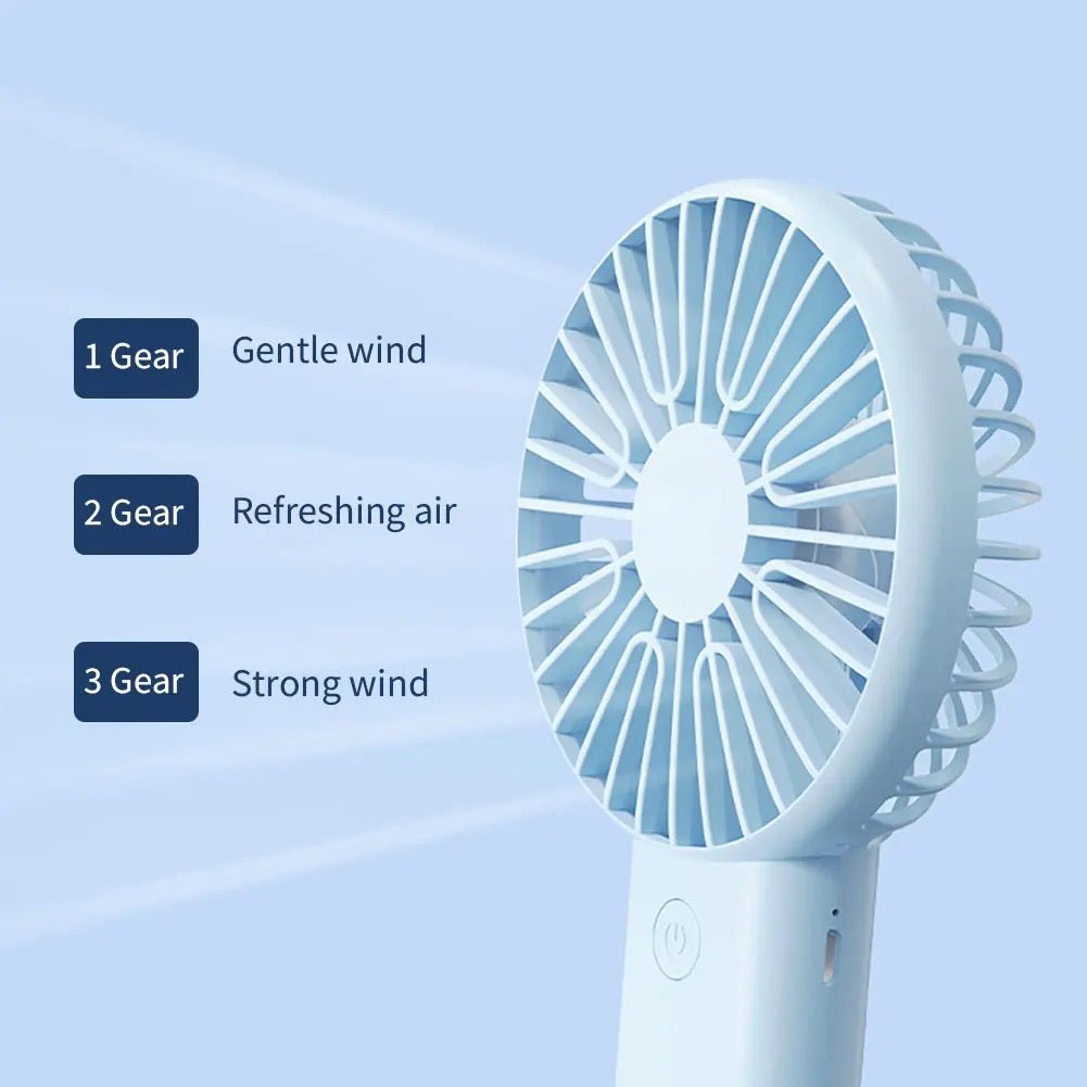 Portable Handheld Fan, USB Rechargeable for Treatment Room, Chemical Peels Canada