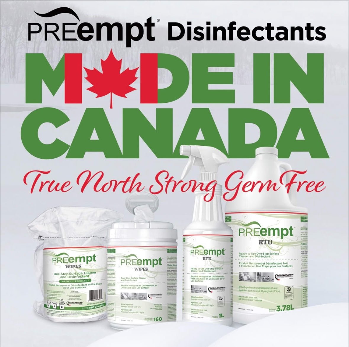 PREempt 1 Litre RTU Surface Disinfectant Solution