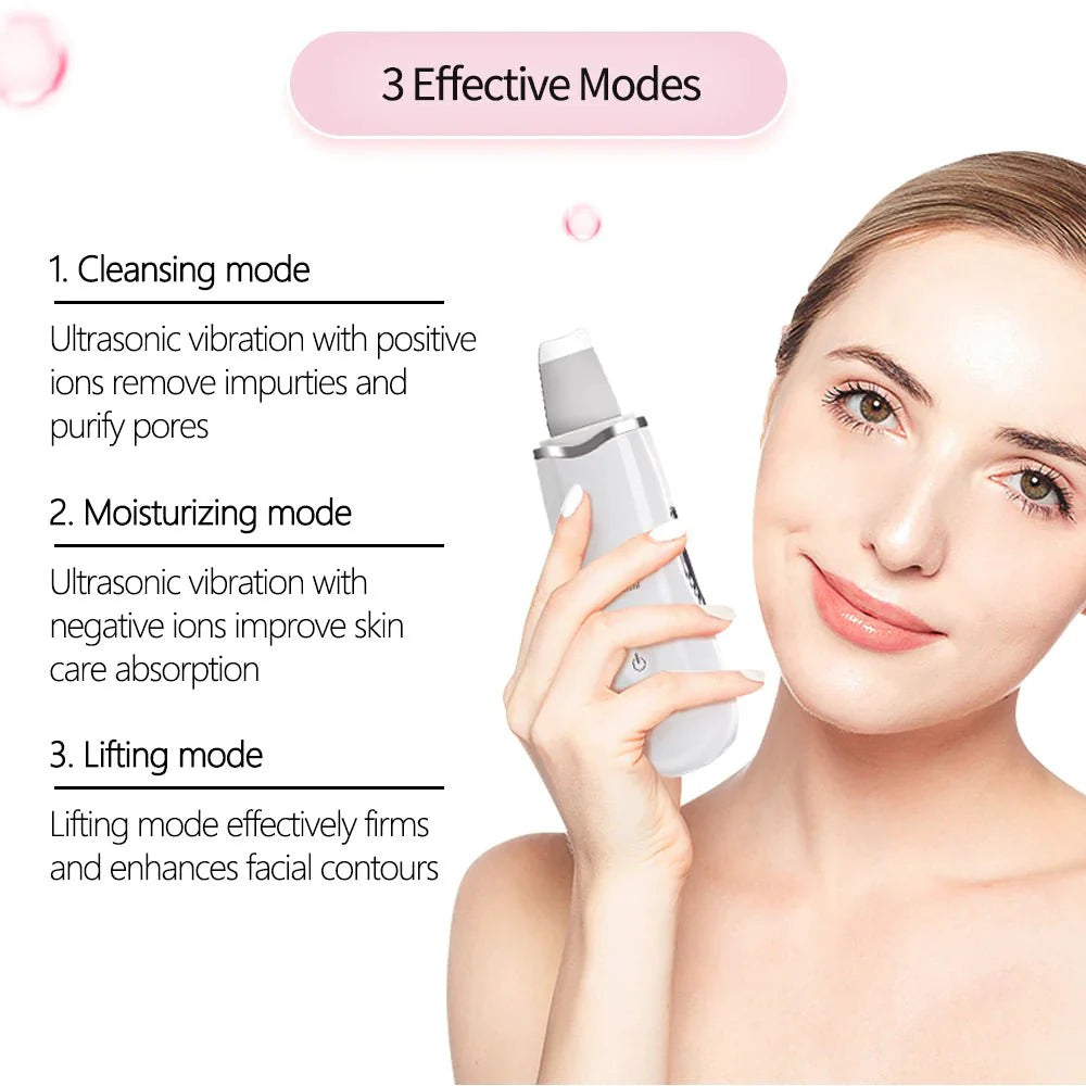Ultrasonic Facial Cleansing Professional Beauty Tool