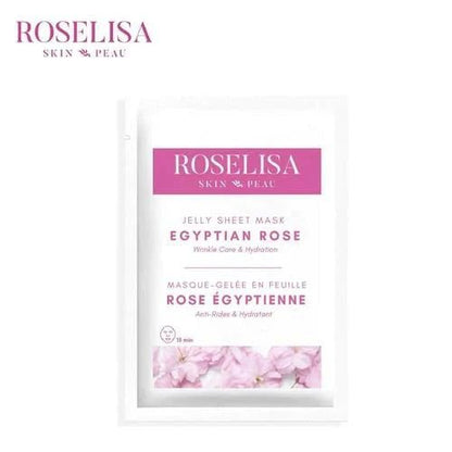 Roselisa Egyptian Rose Jelly Sheet Mask - Wrinkle Care & Hydration (42g) Canada