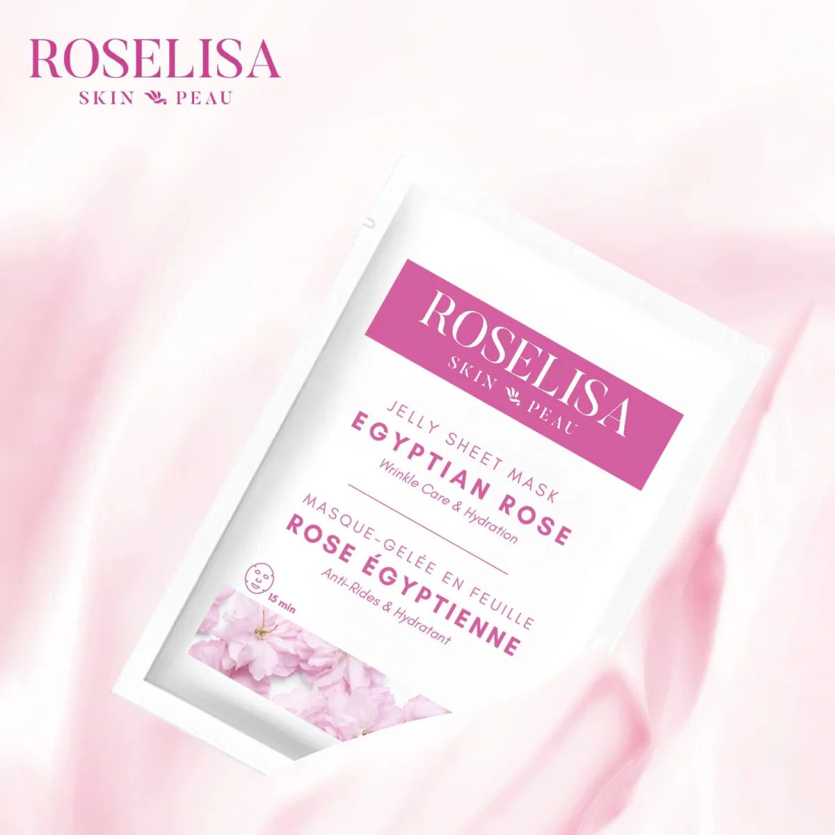 Roselisa Egyptian Rose Jelly Sheet Mask - Wrinkle Care & Hydration (42g) Canada