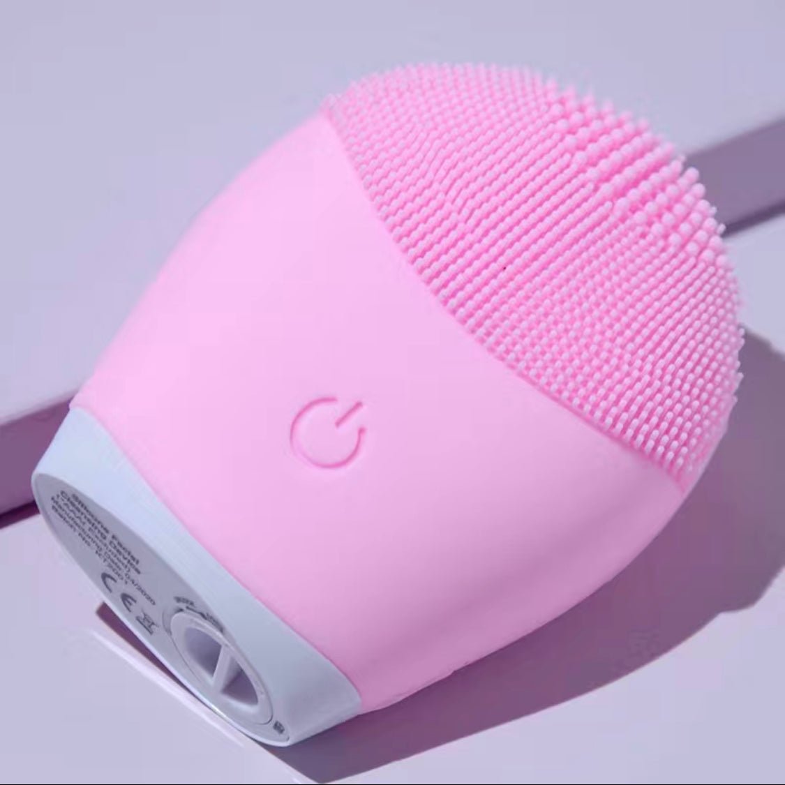 Silicone Exfoliating Facial Brush - Pink