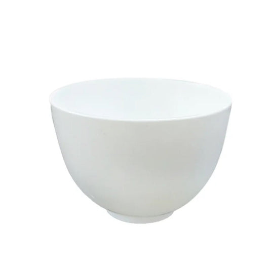 Silicone Facial Mask Bowl, White Medium, 4mm thick, 300ml / 10oz