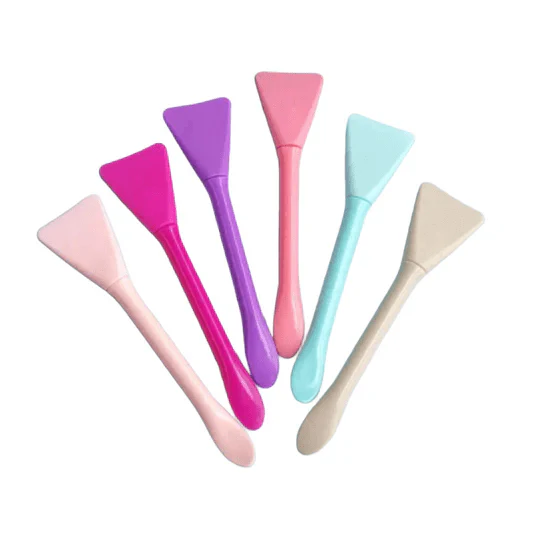 Silicone Facial Mask Brush, Dual Ended Spatula Tool 5”