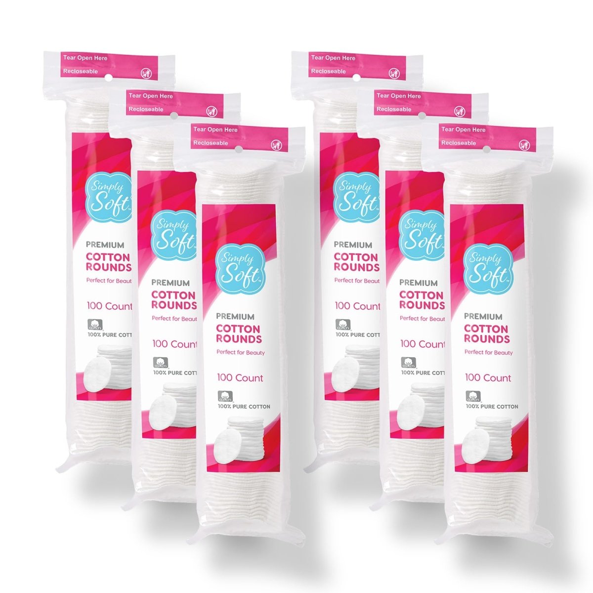 Simply Soft Premium Lint - Free Cotton Rounds Canada