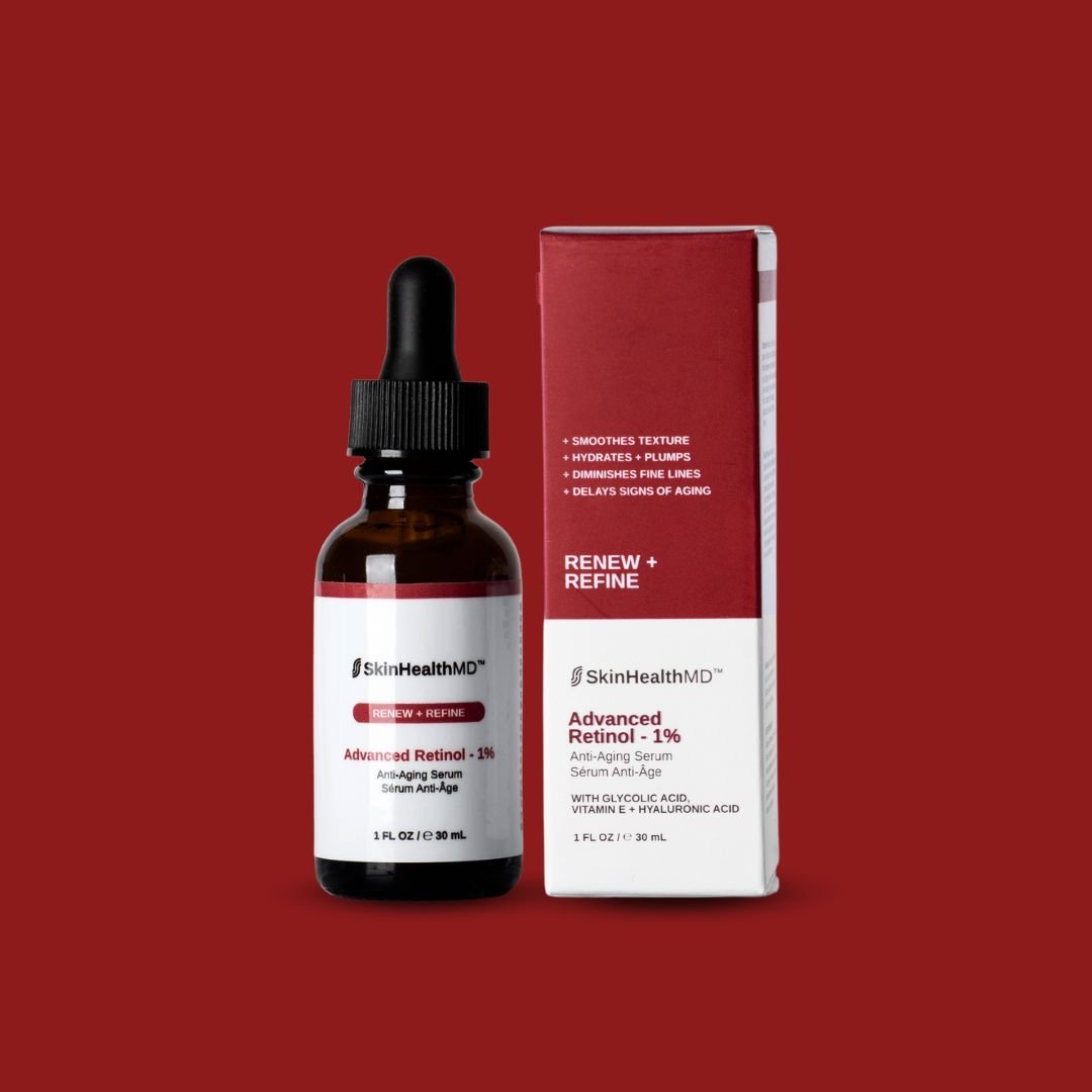 SkinHealthMD Advanced Retinol 1% Anti - Aging Serum | Renew + Refine Series (1 oz/30ml) Canada