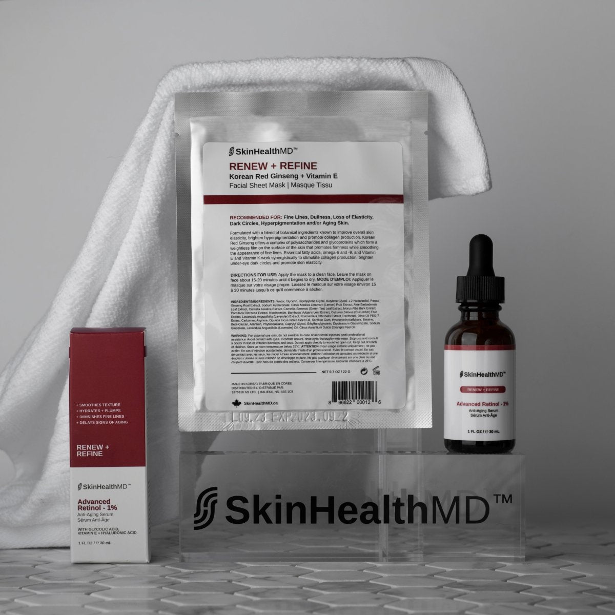 SkinHealthMD Advanced Retinol 1% Anti - Aging Serum | Renew + Refine Series (1 oz/30ml) Canada