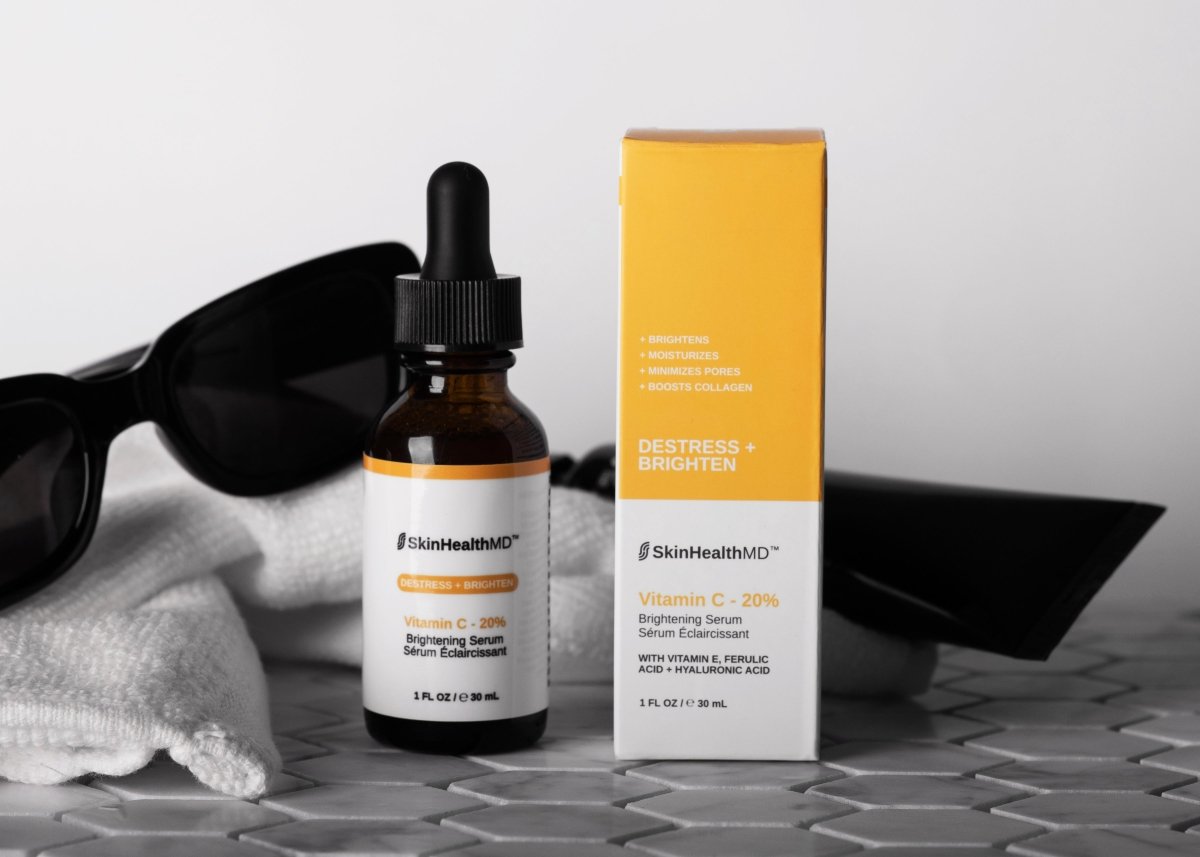 SkinHealthMD Vitamin C 20% Brightening Serum | Destress + Brighten Series (1 oz/30ml) Canada