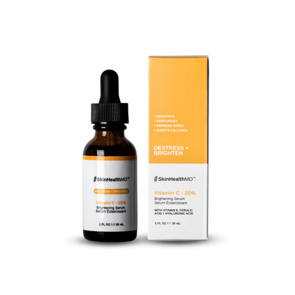 SkinHealthMD Vitamin C Serum 20% with Ferulic Acid, Vitamin E + Hyaluronic Acid, 1 oz / 30ml Canada