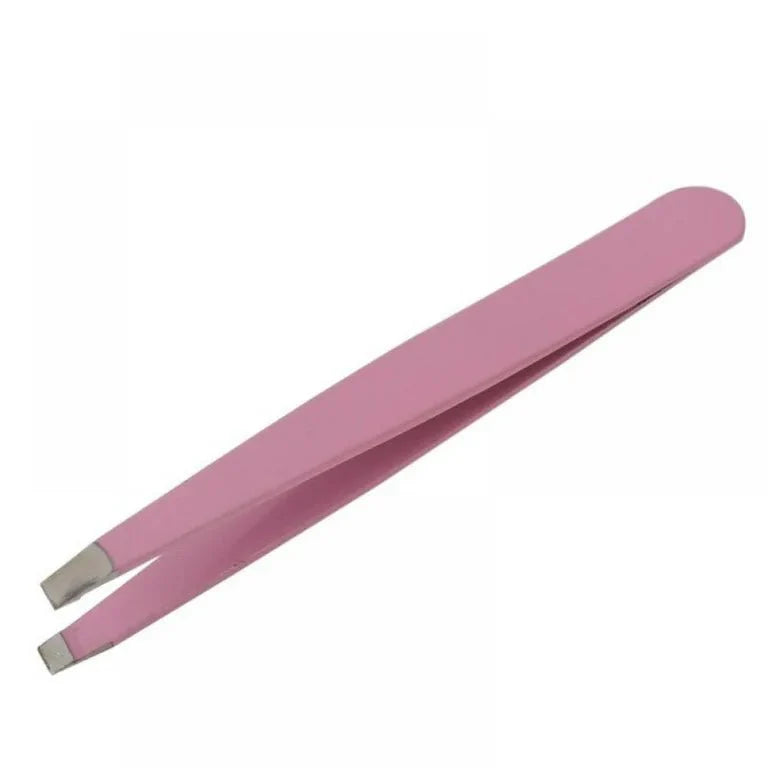Slanted Tip Tweezers, 3.5” Stainless Steel
