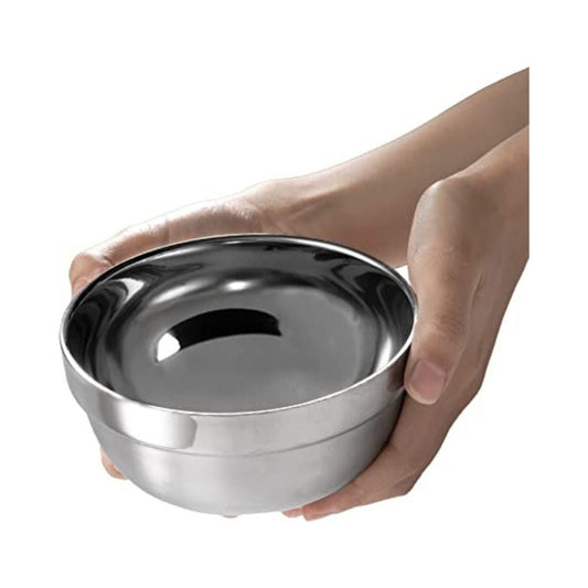 Stainless Steel Facial Mask Bowl, Double Walled, Large, 450ml / 15oz Canada