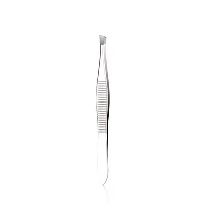 Tweezers, Slanted Tip 3.5” Stainless Steel with Matte Finish Canada