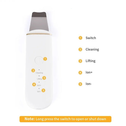Ultrasonic Facial Cleansing Professional Beauty Tool