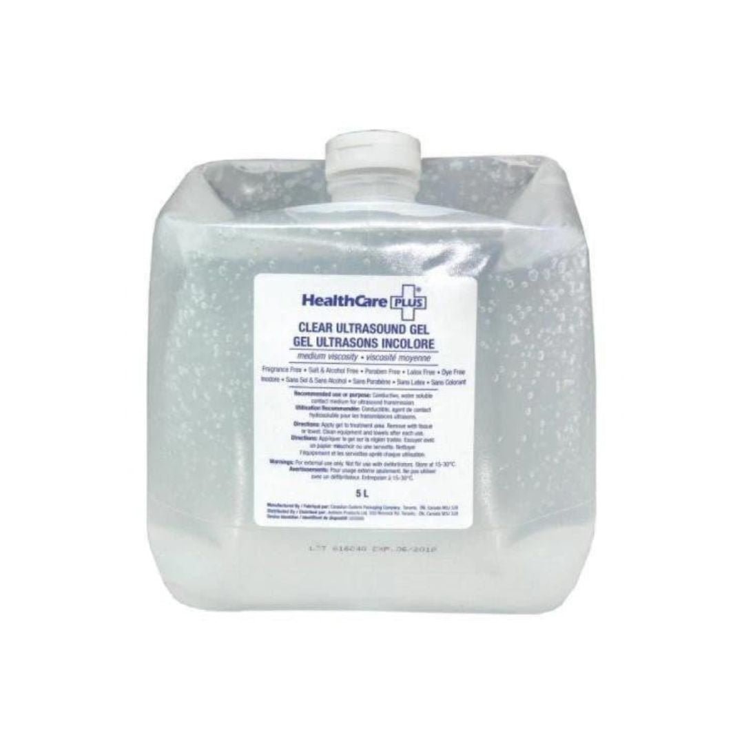 Ultrasound Gel / Laser Gel, Clear Medium Viscosity (5L Refill) Canada