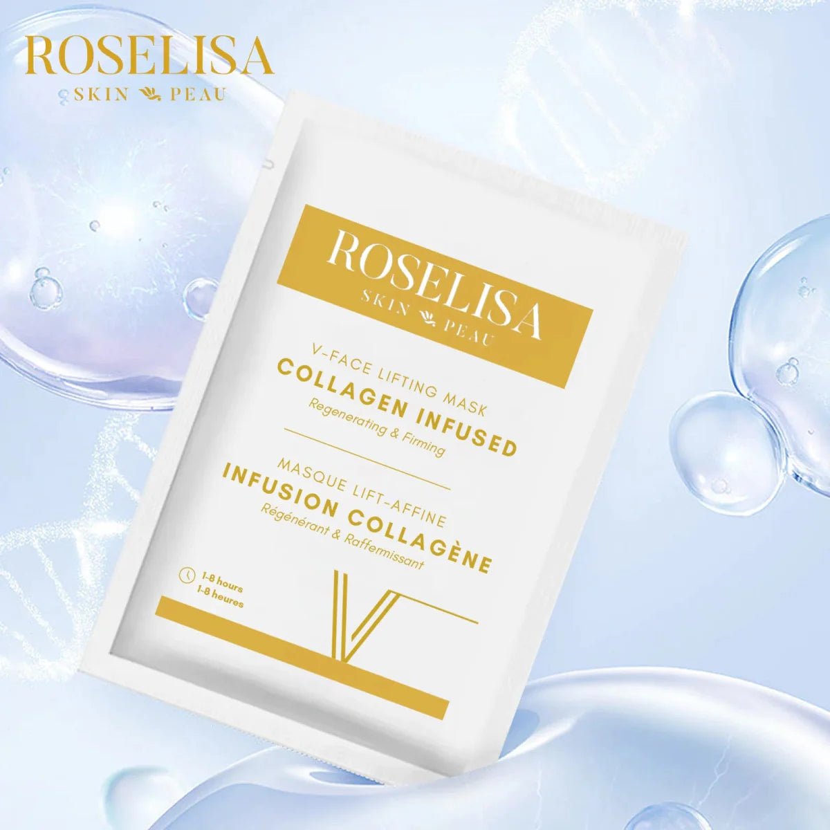 Roselisa V-Face Lifting Collagen Infused Mask - Regenerating + Firming Canada