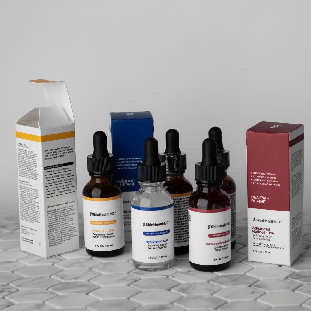 SkinHealthMD Retailer Launch Bundle, 6 Top SKU's, Tester + Promo Material - Value of $1,065 Canada