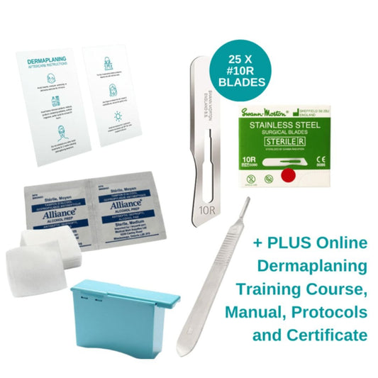 THE ESSENTIALS STUDENT BUNDLE - Dermaplaning Starter Kit Including Online Training Course Canada